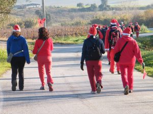 caminhada pais natais caminhando