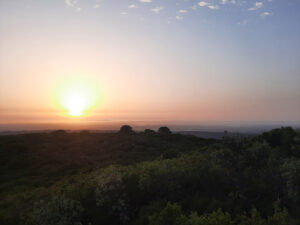 caminhada por do sol serra são luís palmela caminhando