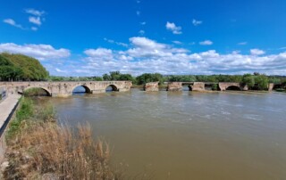 caminhando talavera de la reina rio tejo ponte romana espanha
